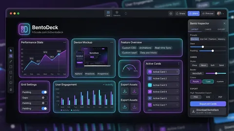 BentoDeck: Como Criar Apresentações e Grids no Estilo Apple de Forma Fácil e Online