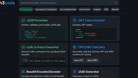 DevTools H3Code: A Caixa de Ferramentas Definitiva e Gratuita para Desenvolvedores